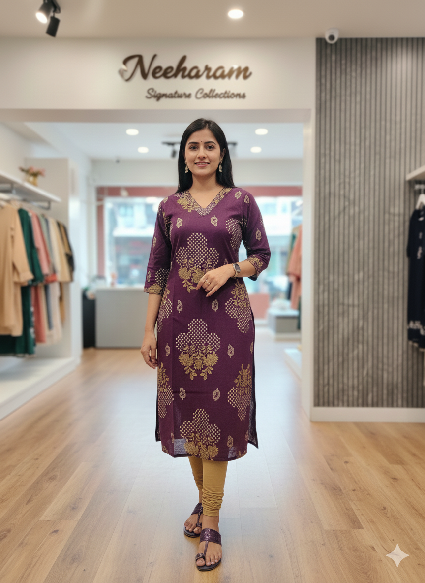 Vatican Cotton kurthi