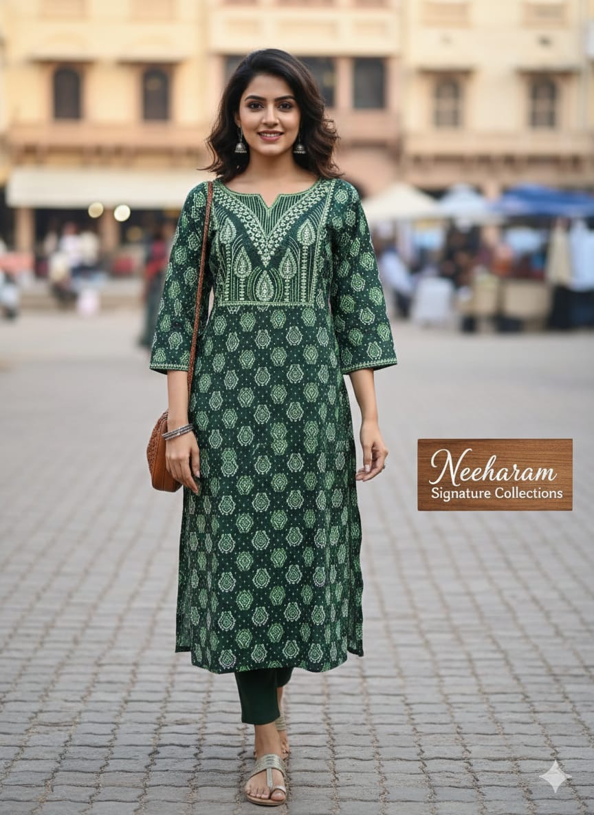 Avaasa Cotton Kurthi 10