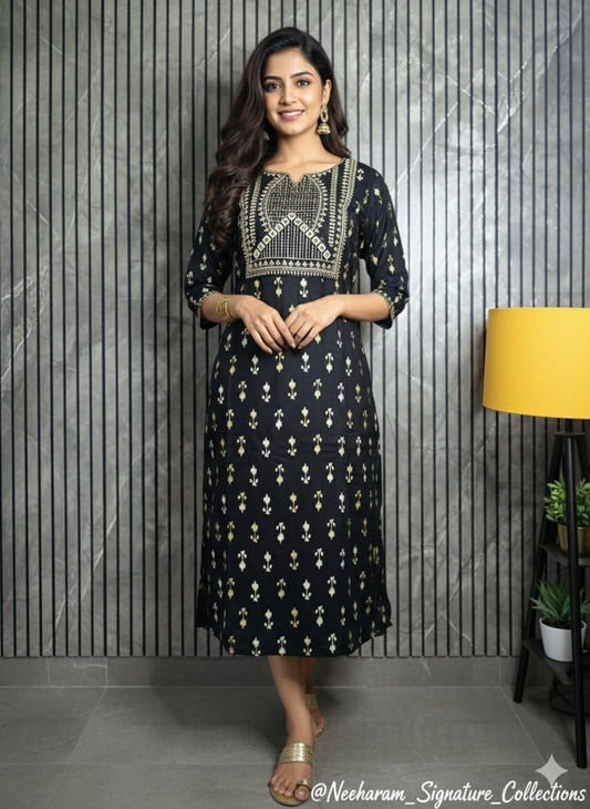 Avaasa Cotton Kurthi  07