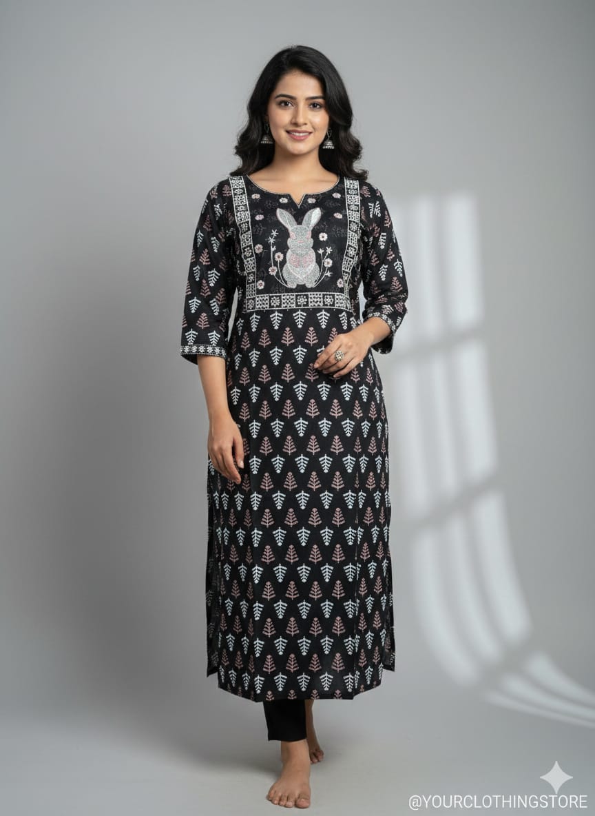 Avaasa Cotton Kurthi 08