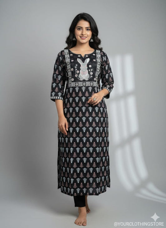Avaasa Cotton Kurthi 08